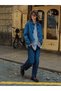 Ozmarka New Season Indigo Shirt Collar Women's Jean Jacket - 3
