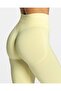 Femme Sculpt, Gathered, Seamless Leggings-Yellow - 2