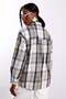 Beige Plaid Patterned Shirt 19047 - 6