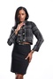 Black Slit Mini Skirt 17893 - 2