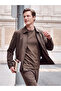 Vizyon New Season Brown Regular Fit Soft Touch Men's Jacket