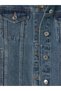 Ozmarka New Season Indigo Shirt Collar Women's Jean Jacket - 7