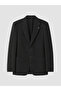 Özmarka New Season Black Regular Fit Men's Blazer Jacket - 5