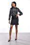 Black Slit Mini Skirt 17893 - 3
