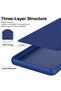 Case Compatible with Honor Magic 8 Pro with Camera Protection Microfiber Lining Launch Navy Blue - 3