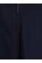 Ozmarka New Season Navy Blue Hooded Girls' Zippered Sweatshirt - 4