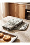 Özmarka New Season Anthracite Oven Gloves and Tutaç Set