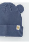 Nevavm with a Difference Price Lcw Baby Indigo 3D Baby Boy Newborn Beanie - 2