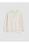 Lcw Kids Crew Neck Buttoned Boys' Sweatshirt - 5