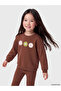 Floral Appliqué Girls' Sweatshirt