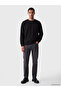 Peak New Season Black Crew Neck Men's Thick Sweatshirt - 2