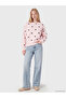 Xside Polka Dot Oversize Women's Thick Sweatshirt - 2