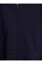Ozmarka New Season Navy Blue Hooded Boys' Zippered Sweatshirt - 2