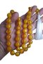 Original Sıkma Kehribar 13*15 mm Burnt Amber Large Size Daily Use Prayer Beads - 5