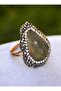 Crysopras Stone Design Handmade Ring - Green -