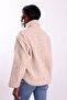 Beige Fleece Jacket 22874 - 6