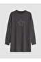Lcw modest stone embellished soft touch women's sweatshirt tunic - 4