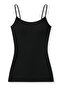 Super Thin String Strap Women's Undershirt Black 3-Pack - 3