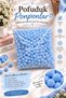 Blue Soft Pompom 2 cm - 100 Pieces
