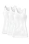 Super Thin Wide Strap Women's Undershirt White 3-Pack - 2