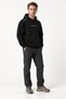 Donyt Men's New Season Regular Fit Hooded Cotton Sweartshirt Black - 3
