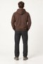 Donyt Men's New Season Regular Fit Hooded Cotton Sweartshirt Brown - 4