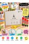 Back to School Picture Notebook Set |   2 Picture Notebooks |   25X35 cm 110 Gr Drawing Paper, Stick Adhesive, and Children's Scissors - 2