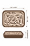 Patterned Solid Soap and Dish Sponge Stand |   Modern Design Drainable Soap and Dish Sponge Stand |   Stylish Bathroom & Sink Organizer - 3