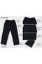 Boys' and Girls' Waist-Elasticized Ribbed Canvas Lycra School Pants - 4