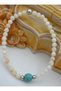 Turquoise Stone Bracelet - Multi-Colored - 2