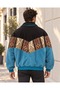 (8004) Recien Unisex Fur Collar Vintage Aztec Jacket Oversize 90S Coats Small / Medium Compatible - 5