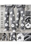 Unisex Oversize Sweatpants 3 Thread Raster Fabric 3D Puff Pattern Relaxed Fit Streetwear Trousers - 2