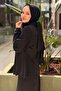 High Collar Front Snap Jacket and Skirt Set - 4