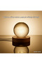 Spt-Gld Crystal Planet Globe with Wooden Base and USB Light (03931) Night Light - 5