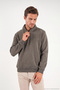 Cotton Half Zipper Stand Collar Sweater Men's Sweater 5905882 - 5
