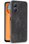 Oppo A38 Compatible Case Aras Leather Cover - Black - 2