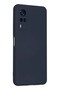 Vivo Y53S Compatible Case Nano Velvet Silicone - Navy Blue - 3