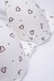 Heart Patterned Support Underwire Bra Set Adjustable Strap Women's Lingerie Set - 4