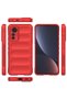 Mi 12 Lite Compatible Case Optimum Silicone - Red Bezoss - 3