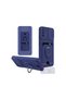 Samsung Galaxy A03S Compatible Case Zuma Silicone with Business Card Holder and Ring - Navy Blue - 3