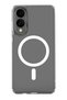 Samsung Galaxy S25 Compatible Edge Case Magneticsafe Transparent Silicone - Transparent - 2