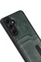 Samsung Galaxy A17 5g Compatible Leather Case with Sara Business Card Holder - Green Bezoss - 3