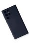 Samsung Galaxy S24 Ultra Compatible Case Nano Velvet Silicone - Navy Blue Bezoss - 3