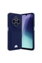 Redmi 14C Compatible Kelvin Silicone with Business Card Holder - Navy Blue Bezoss - 3