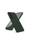 Samsung Galaxy A36 Compatible Case Nano Velvet Silicone - Dark Green - 2