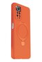Redmi Note 12 Pro 4g Compatible Regal Magsafe Stand Cover - Orange Bezoss - 3