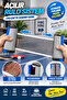 Telescopic Table Tennis Net 170 cm Retractable Roll-Up Ping Pong Net Set Gray Blue - 3