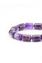 Natural Stone Amethyst Natural Stone Unisex Bracelet Eubramt Stress and Negative Energy - 3