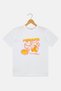Kids Boy Graphic Print Short Sleeve T-Shirt, White - 2