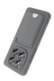 Redmi Note 15 Pro 5g Compatible Kelvin Silicone with Business Card Holder - Gray Bezoss - 3